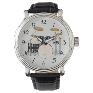 Montre Ensemble de tambours illustrés