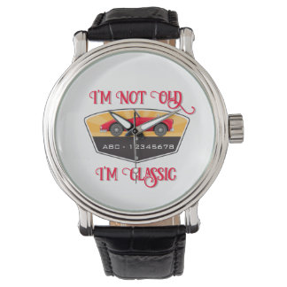 Montre Enthousiaste Auto vintage Timepiece Cadeau