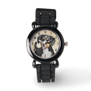 Montre Entlebucher Mountain Dog Painting Original Chien A