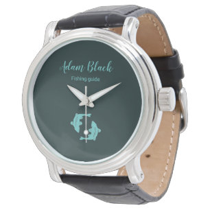 Montre Entreprise de guide de poissons bleus
