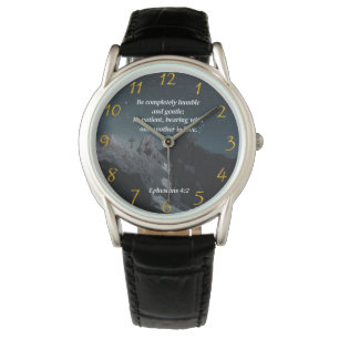 Montre Éphésiens 4:2 Prière de foi chrétienne