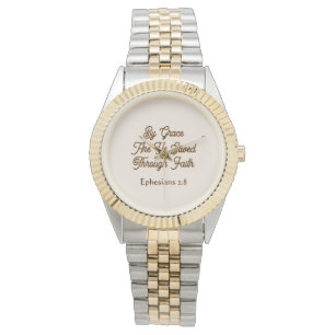 Montre Éphésiens Par Grâce Vous Êtes Sauvés Écriture 