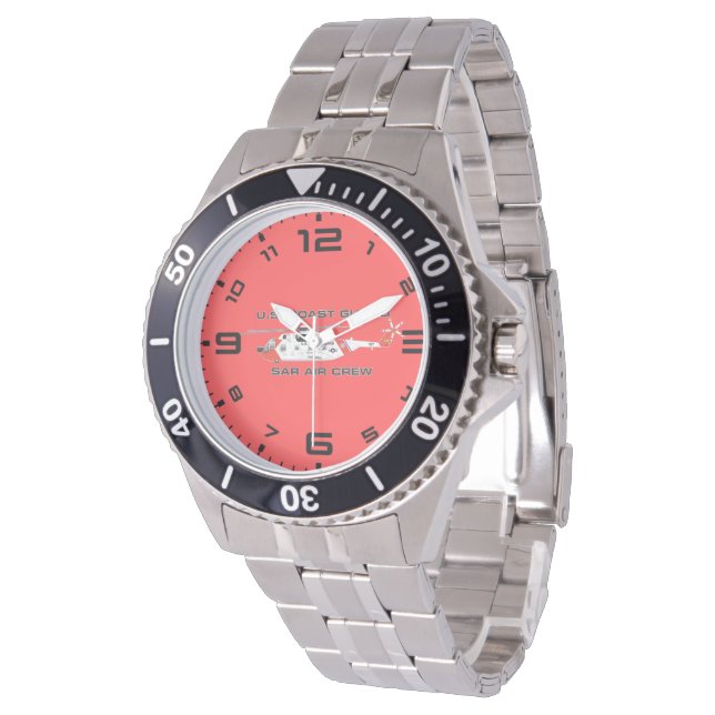 Montre Équipe aérienne de SAR de l'USCG San Diego (Incliné)