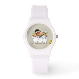Montre Ernie vintage dans la baignoire