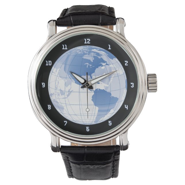 Montre Espace terrestre mondial (devant)