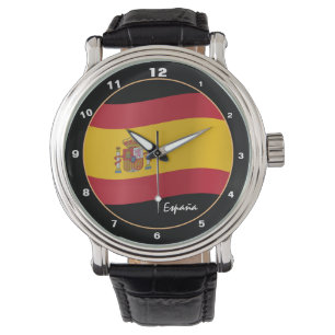 Montre España Heure & Drapeau espagnol / Espagne