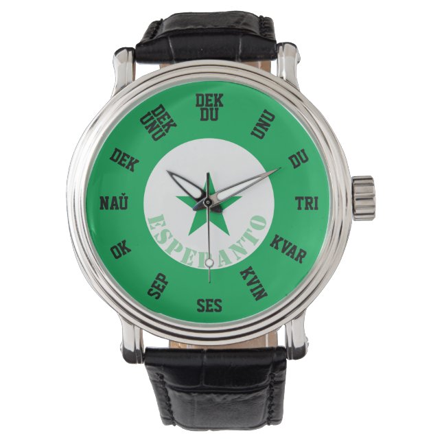 Montre Esperanto, (devant)