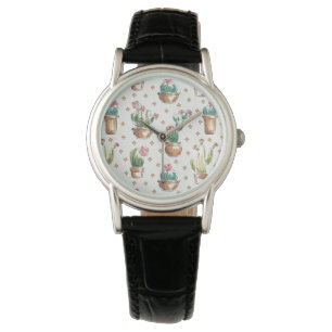 Montre Étape de fleur du désert   Blossom Motif