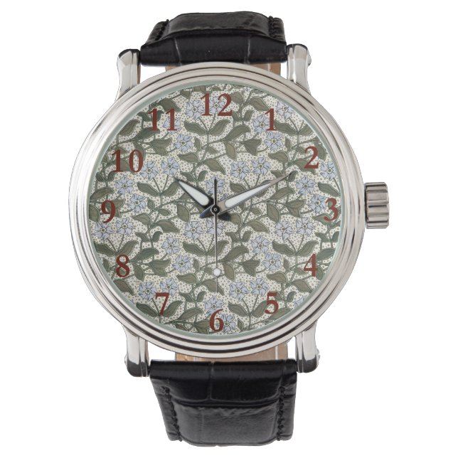 Montre Été Périwinkel Fleur Plutôt Élégant Floral (devant)