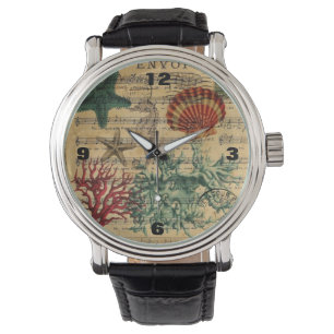 Montre étoiles de mer de corail côtières tropicales