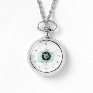 Montre *~* Étoiles Spirituelles Lune Lotus Géométrie Sacr