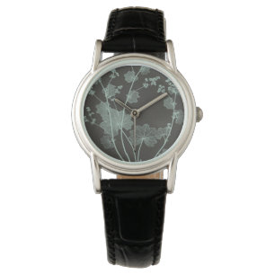 Montre Étude de nature de menthe et de charbon de bois I