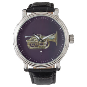 Montre Euphonie de laiton d'or