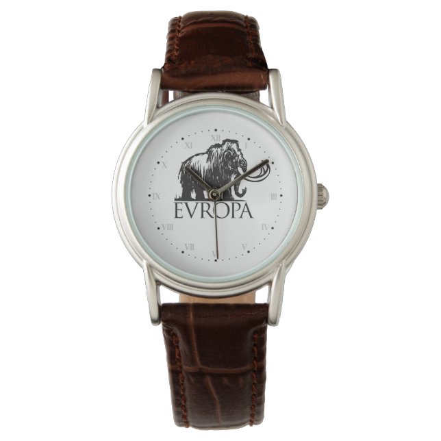 Montre Europa Mammoth Mythologie nordique Viking Pagan (devant)