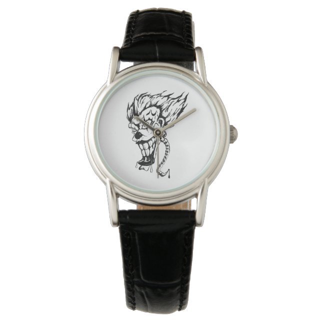 Montre Evil clown E-watch pour femmes (devant)
