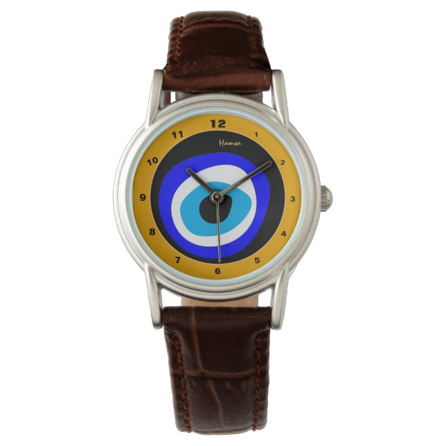 Montre Evil Eye Talisman & arabe Amulet /turc, grec (devant)