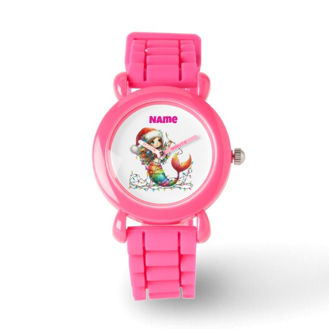 Montre eWatch :  Personalized Pink Festive Pocket  (Recto)