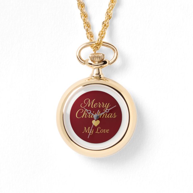 Montre eWatch -Romantic Christmas Necklace Watch (Recto)