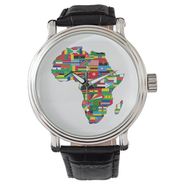 Montre eWatch Watch Africa-map (devant)