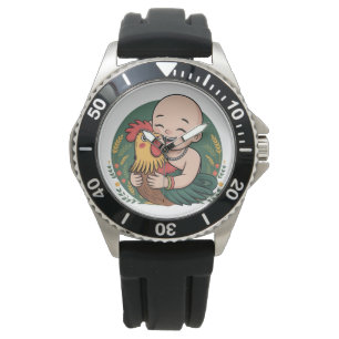 Montre eWatch Watch   Chloe Bébé Embrasse Le Coq