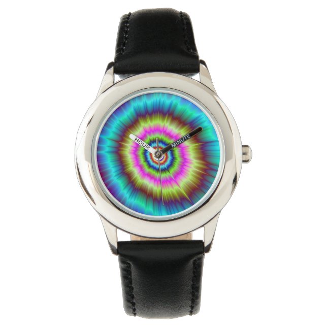 Montre Explosion de Tie Dye (devant)