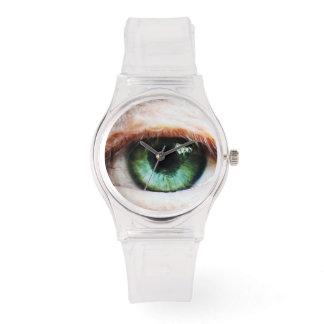 Montre Eyeball effrayant & Halloween Oeil Vert /Zombie éf