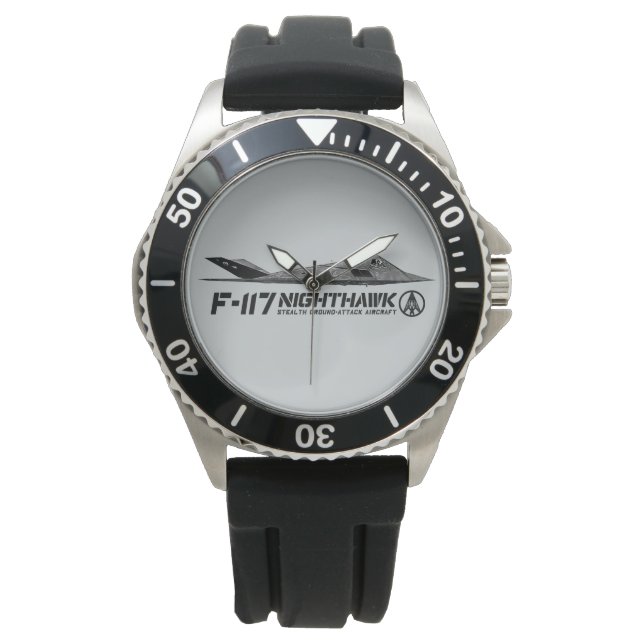 Montre F-117 Protecteur de la couronne de nuit en caoutch (devant)