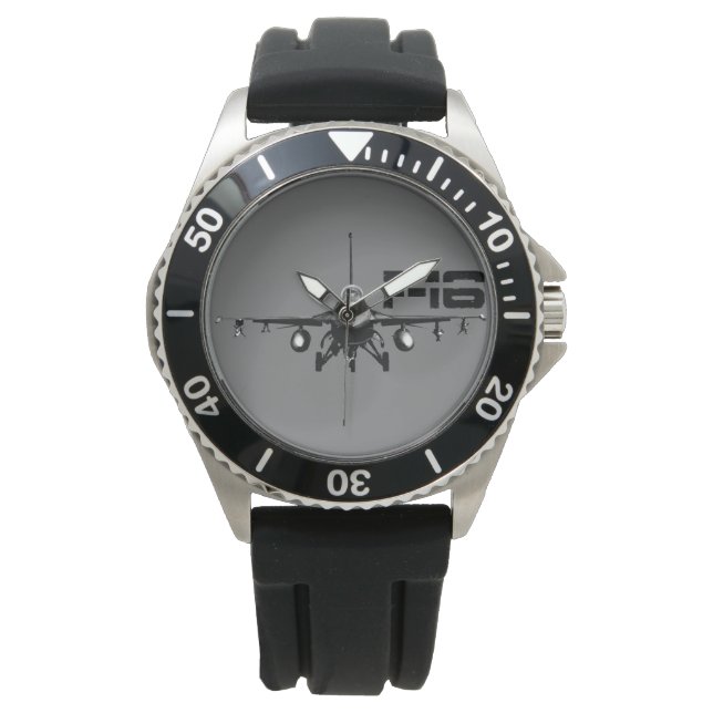 Montre F-16 Protecteur de la couronne de faucon de combat (devant)