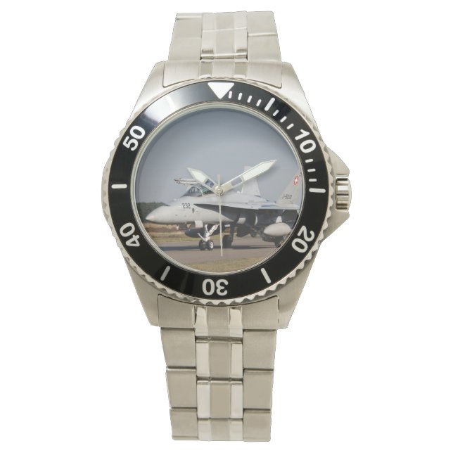 Montre F-18A Hornet Force aérienne suisse (devant)