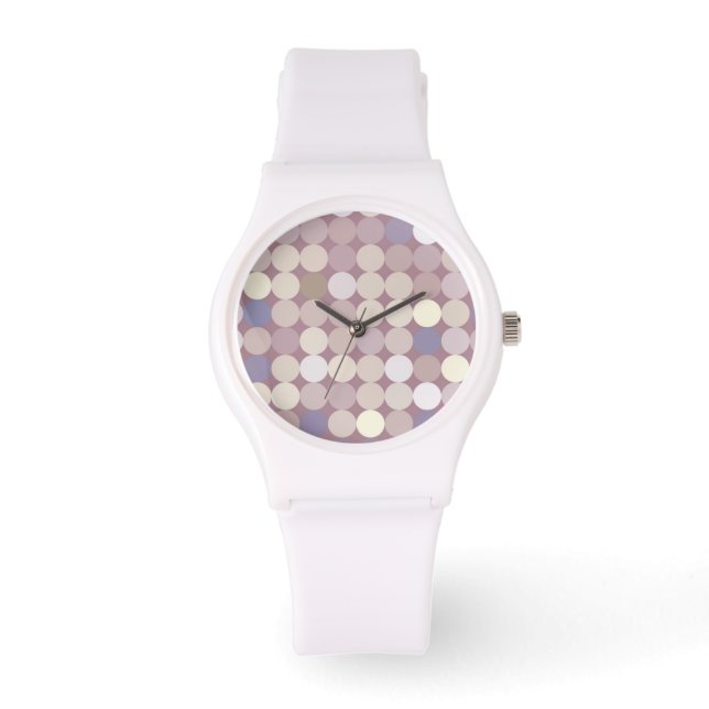 Montre Fabric circles abstract pattern (Recto)