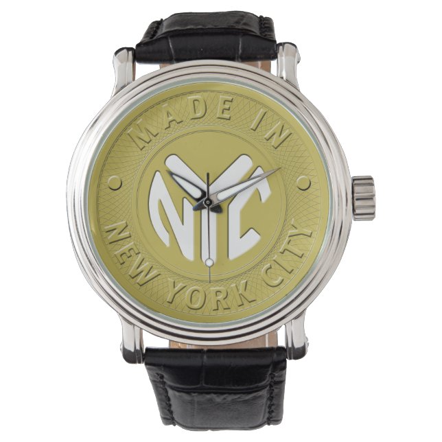 Montre Fabriqué À New York (devant)