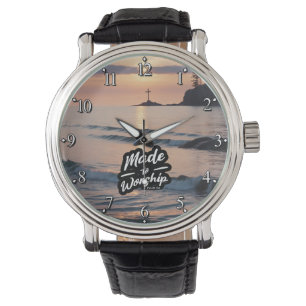 Montre Fabriqué au psaume de culte 95:1