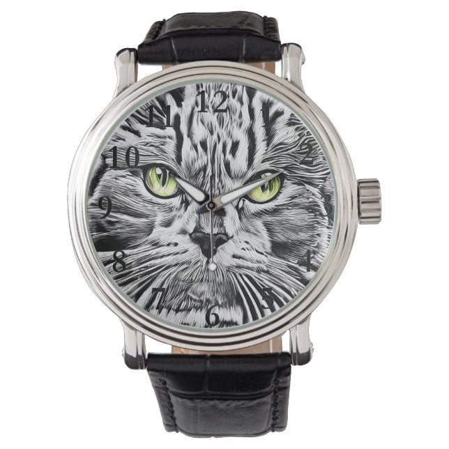 Montre Face de chat (devant)