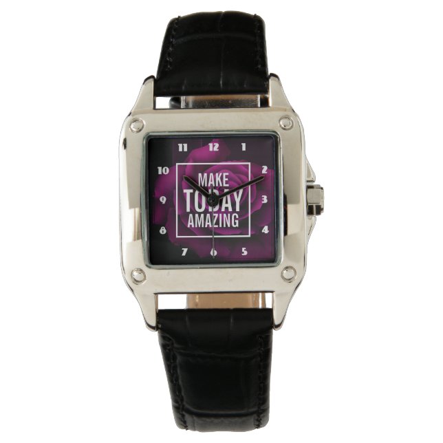 Montre Faites aujourd'hui Extraordinaire Purple Rose Insp (devant)