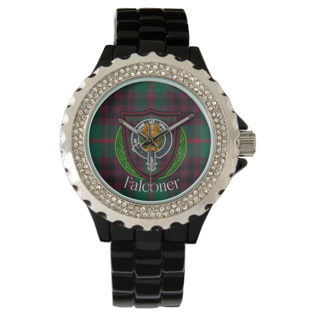 Montre Falconer Scottish Clan Tartan & Crest (devant)