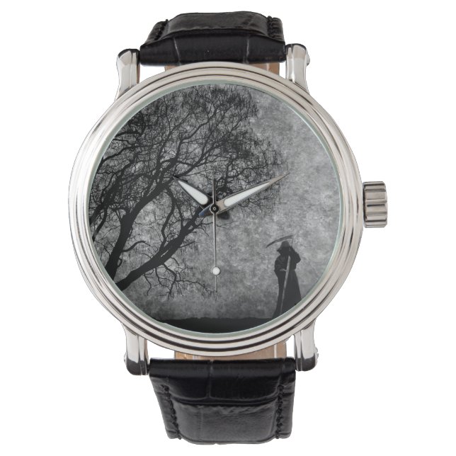 Montre Falln Grim Reaper Frontières Art Original Entre (devant)