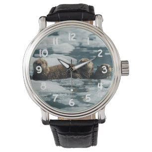 Montre Famille de loutres de mer