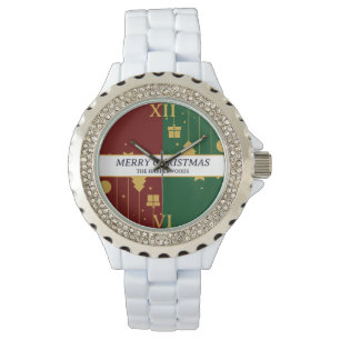 Montre Famille de Noël simple moderne élégante décorative