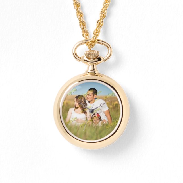 Montre FAMILLE Photo ✨ Lovely Custom (Recto)