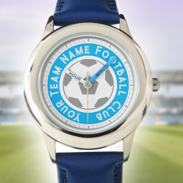 Montre Fan de football pour jeunes ou soutien de football (Créateur téléchargé)