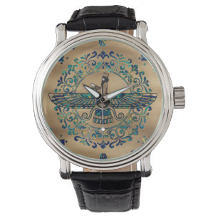 Montre Farohar - Faravahar - Marbre et or Fravashi