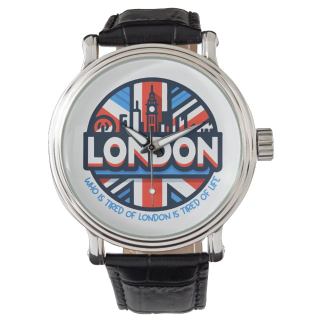 Montre Fatigué de Londres (devant)