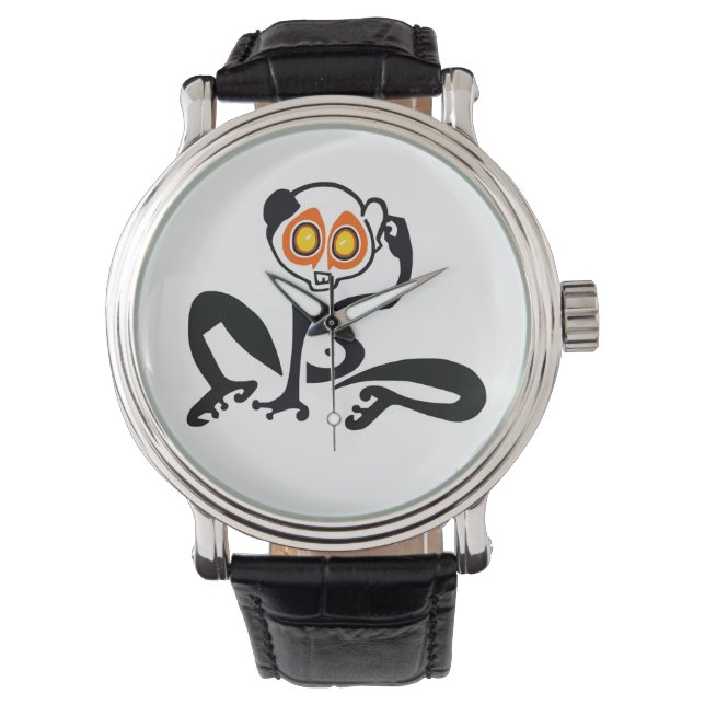 Montre Faune - Cool mince Lente LORIS - Nature (devant)