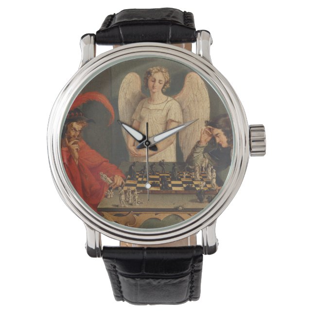 Montre Faust Et Mephistopheles Jouent Aux Échecs (devant)