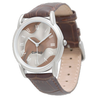 Montre Faux Cow Leather Popular Luxury Elegant Collection