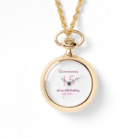 Fée rose 15e anniversaire simple moder quinceanera