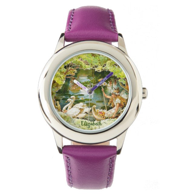 Montre Fée Vintage personnalisée (devant)