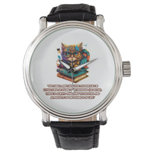 Montre Felines littéraires La richesse de la vie Chats de
