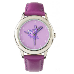 Montre Femme danseuse de ballet Ballerina Watch - Violet