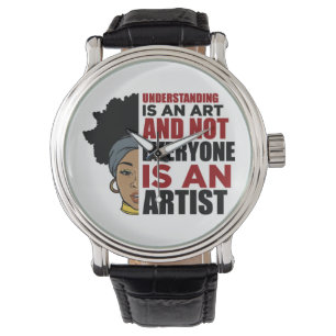 Montre Femme noire Africaine Américaine mélanine femmes s